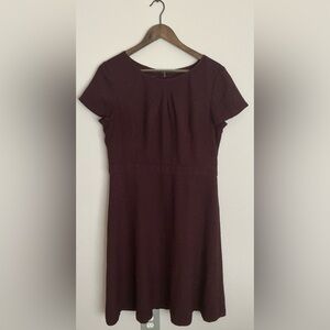 Talbots Rich Purple Wine Sheath Dress